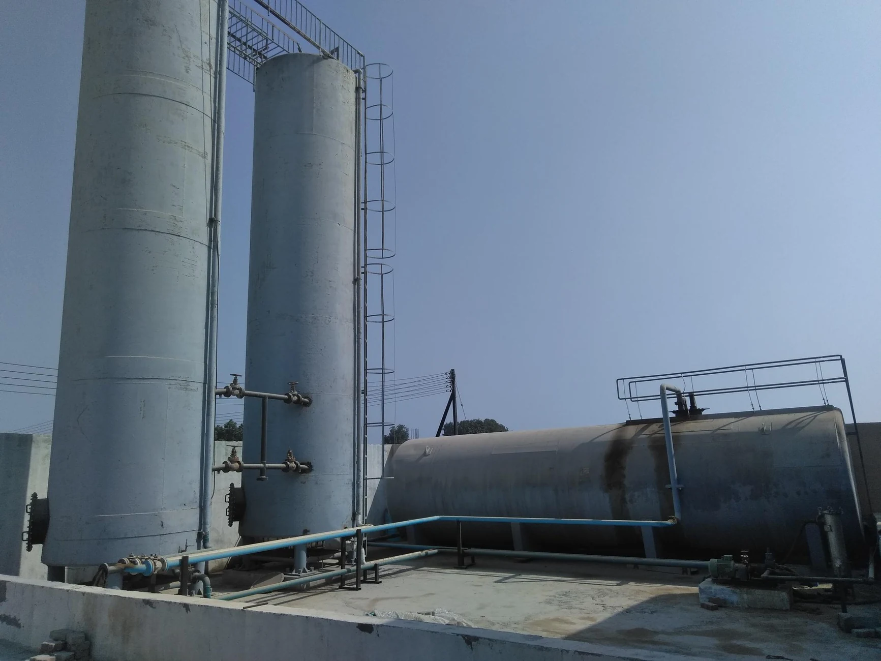 GNO storage tanks